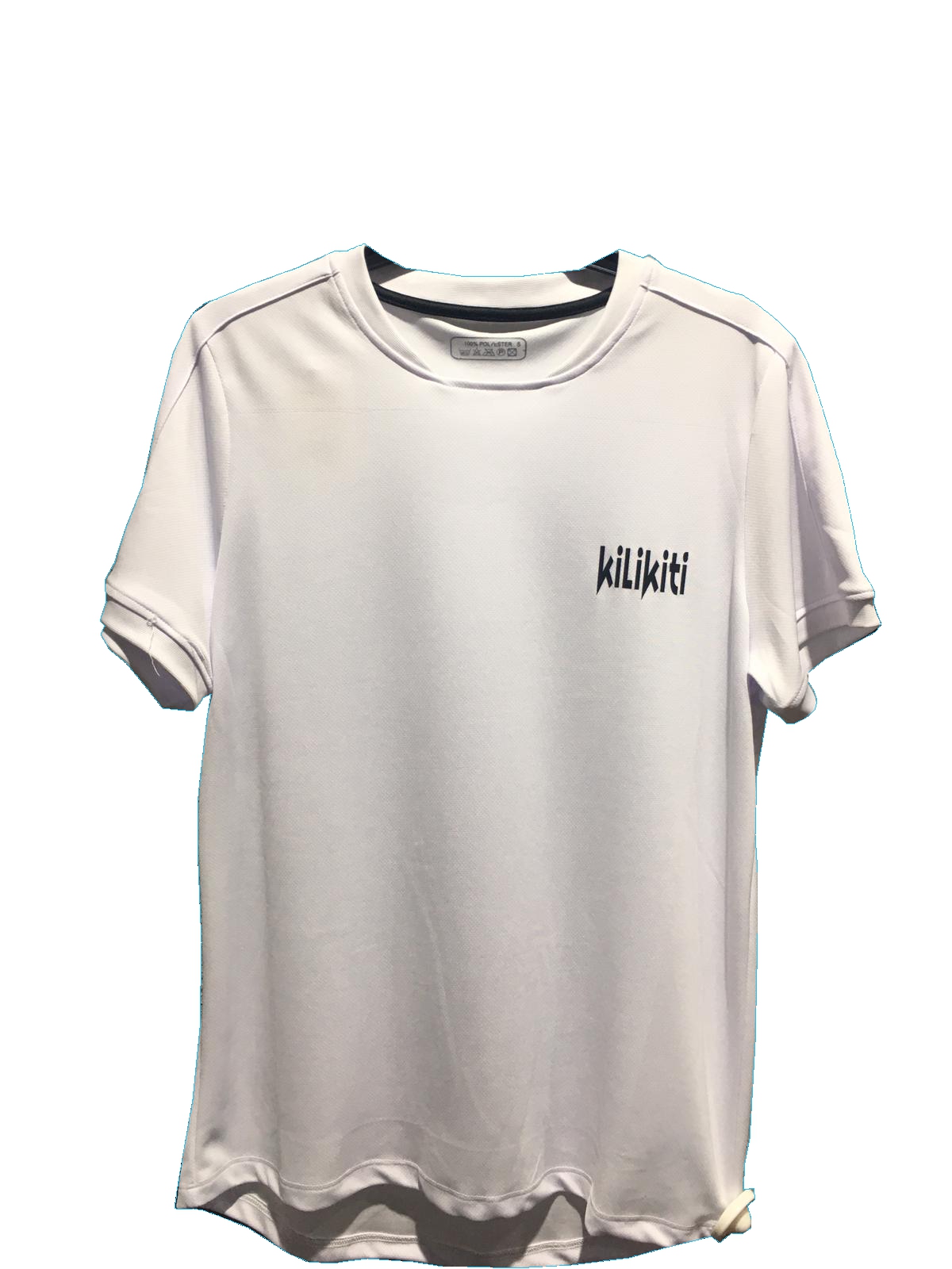 Unisex%20Genç%20/%20Çocuk%20%20Spor%20T-Shirt%20Bisiklet%20Yaka%20%20Beyaz