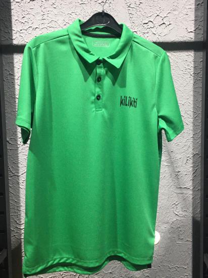 Kilikiti Unisex Çocuk Spor T-Shirt Polo Yaka Yeşil
