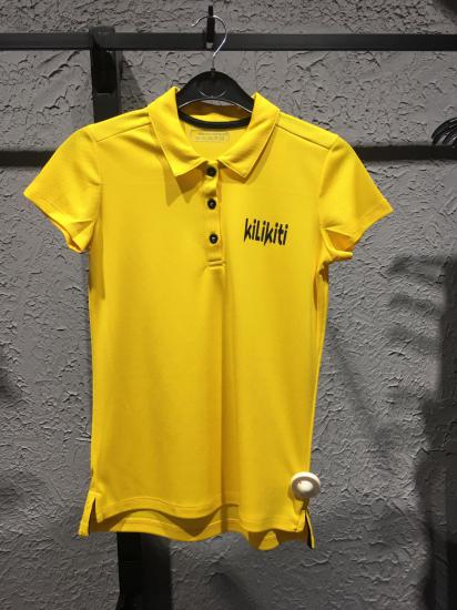 Kilikiti Unisex Çocuk Spor T-Shirt Polo Yaka Sarı