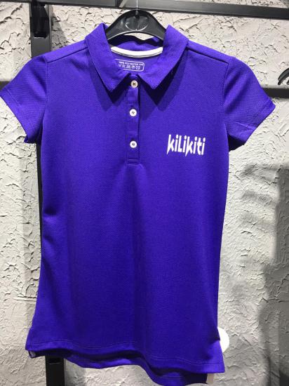 Kilikiti Unisex Çocuk Spor T-Shirt Polo Yaka Mor