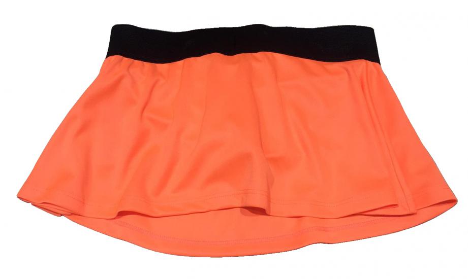 Genç Kız / Çocuk  Tenis Eteği Fosforlu orange