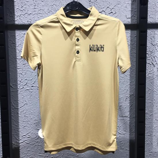 Genç Erkek/ Çocuk Spor T-Shirt Polo Yaka Gold