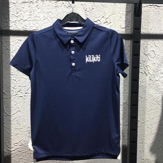 Genç Erkek/ Çocuk Spor T-Shirt Polo Yaka Lacivert