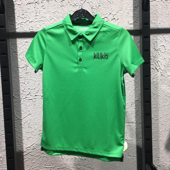 Genç Erkek/ Çocuk Spor T-Shirt Polo Yaka Yeşil